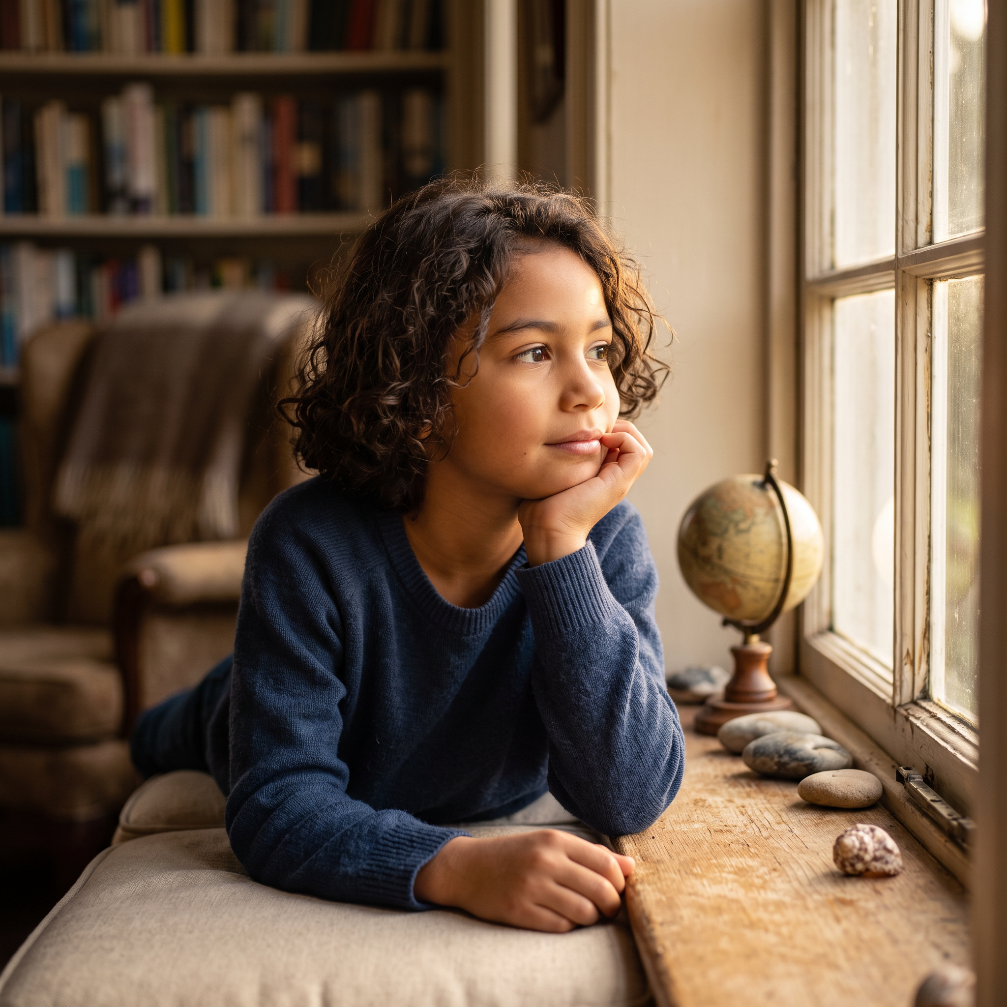 Child at the age where curiosity is most shapeable